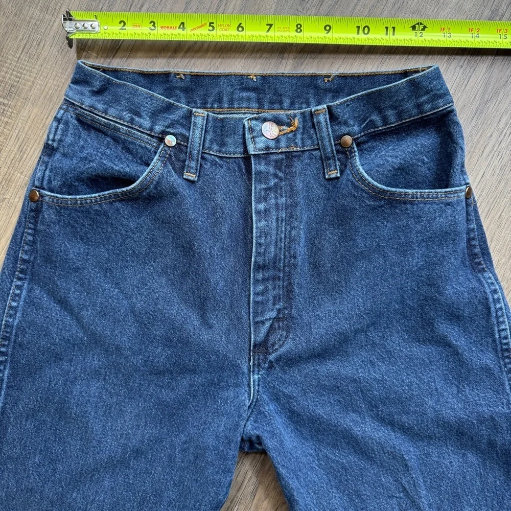 Vintage Women's High-Rise Denim Jeans - Size 7 x 34 Style 14MWZDD - Picture 7 of 15